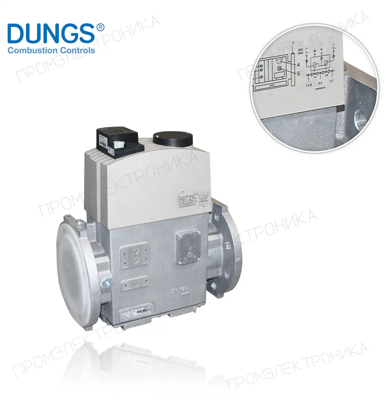 DMV 5125/11 ECO DN125 максимальное давление 500mbar. 24V