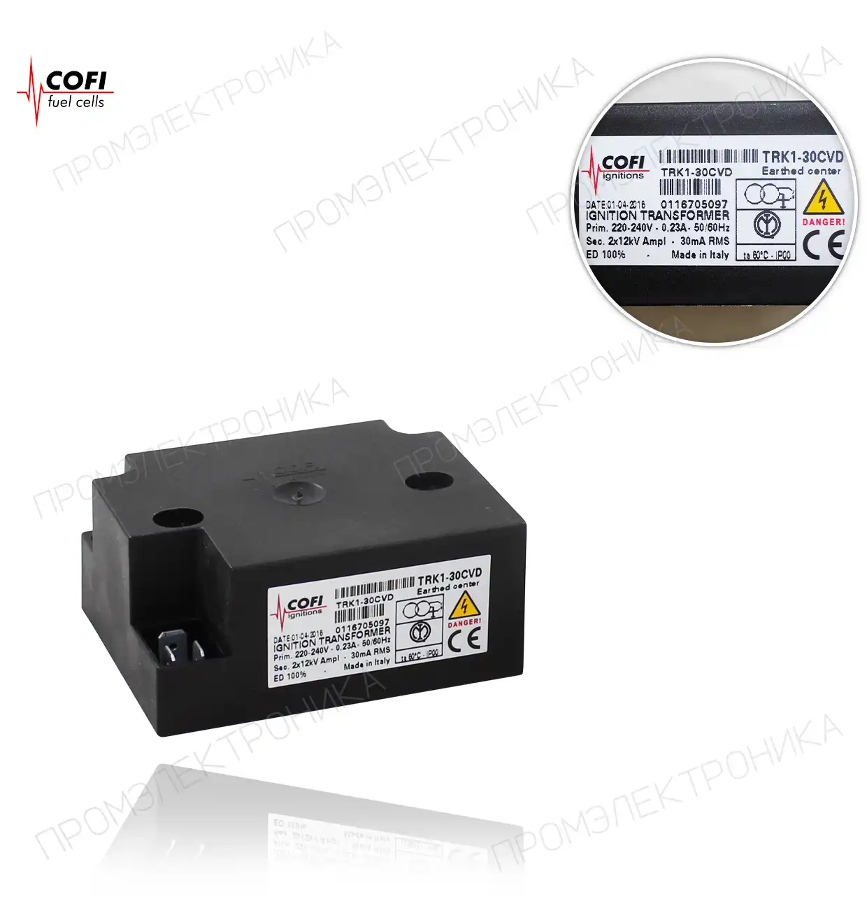 TRK1-30CVD 100% 2x12KV 30mA