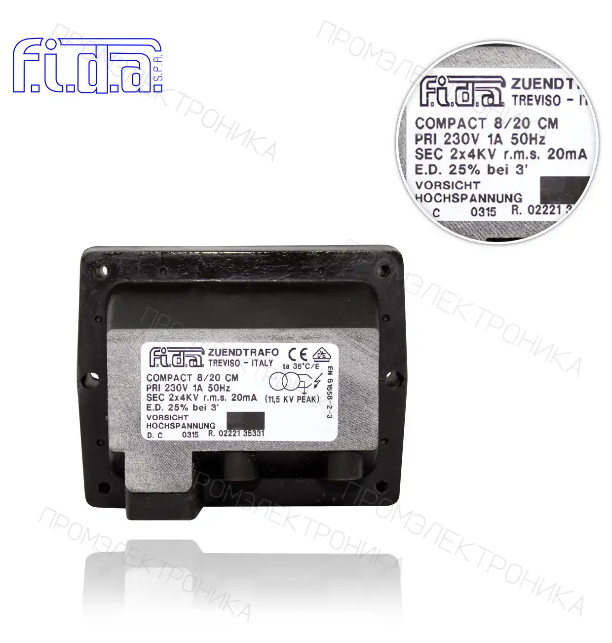 8/20 CM *COMPACT SP4I 8/20CM 25% 230V VDE 2x4K-20MA.