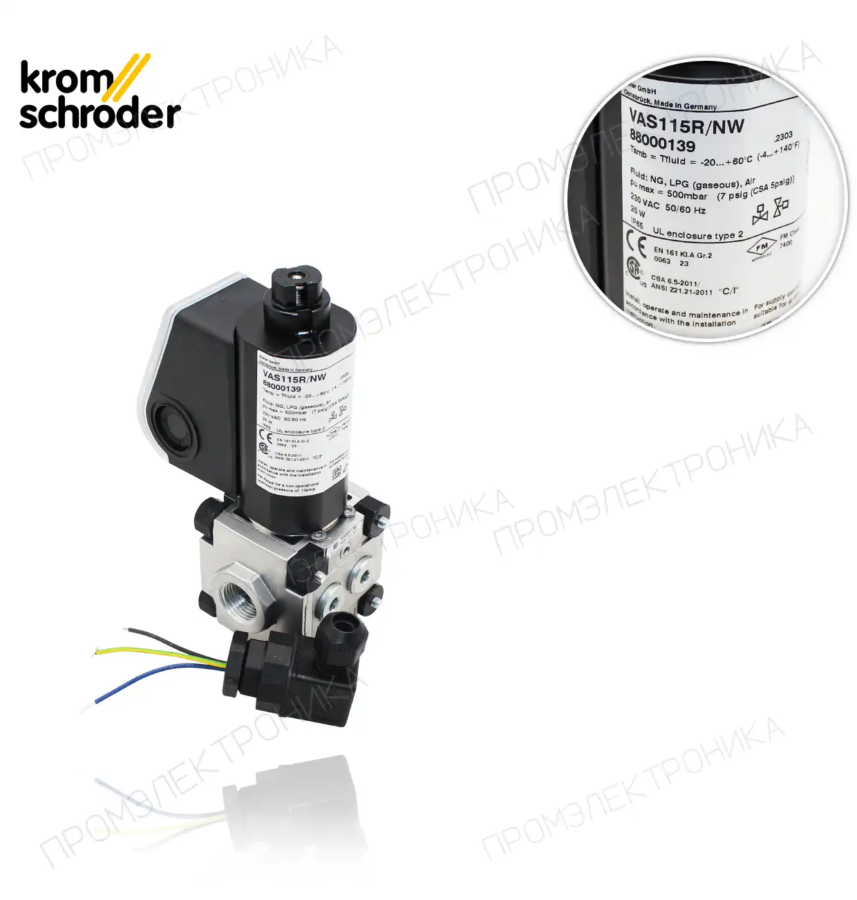 VAS 115 R/NW R1/2" 230V 88000139