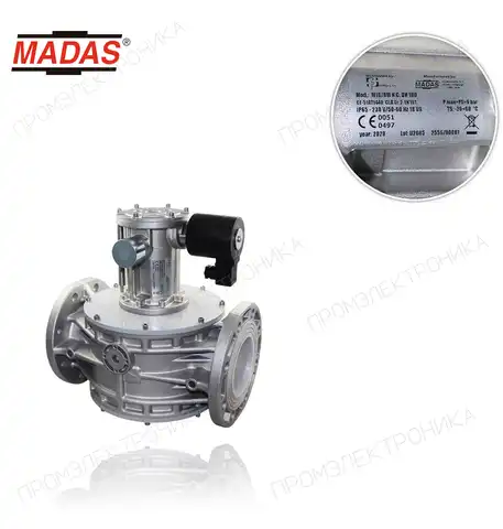 M16/RM DN100 ручной возврат, N.C., P.max 6bar, фланцевая DN100 230Vac 50Hz IP65 CX10C0000-008