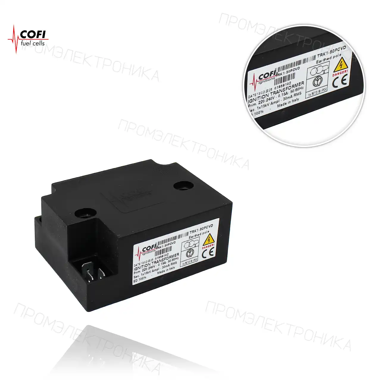 TRK1-30PCVD 100% 1x15KV 30mA