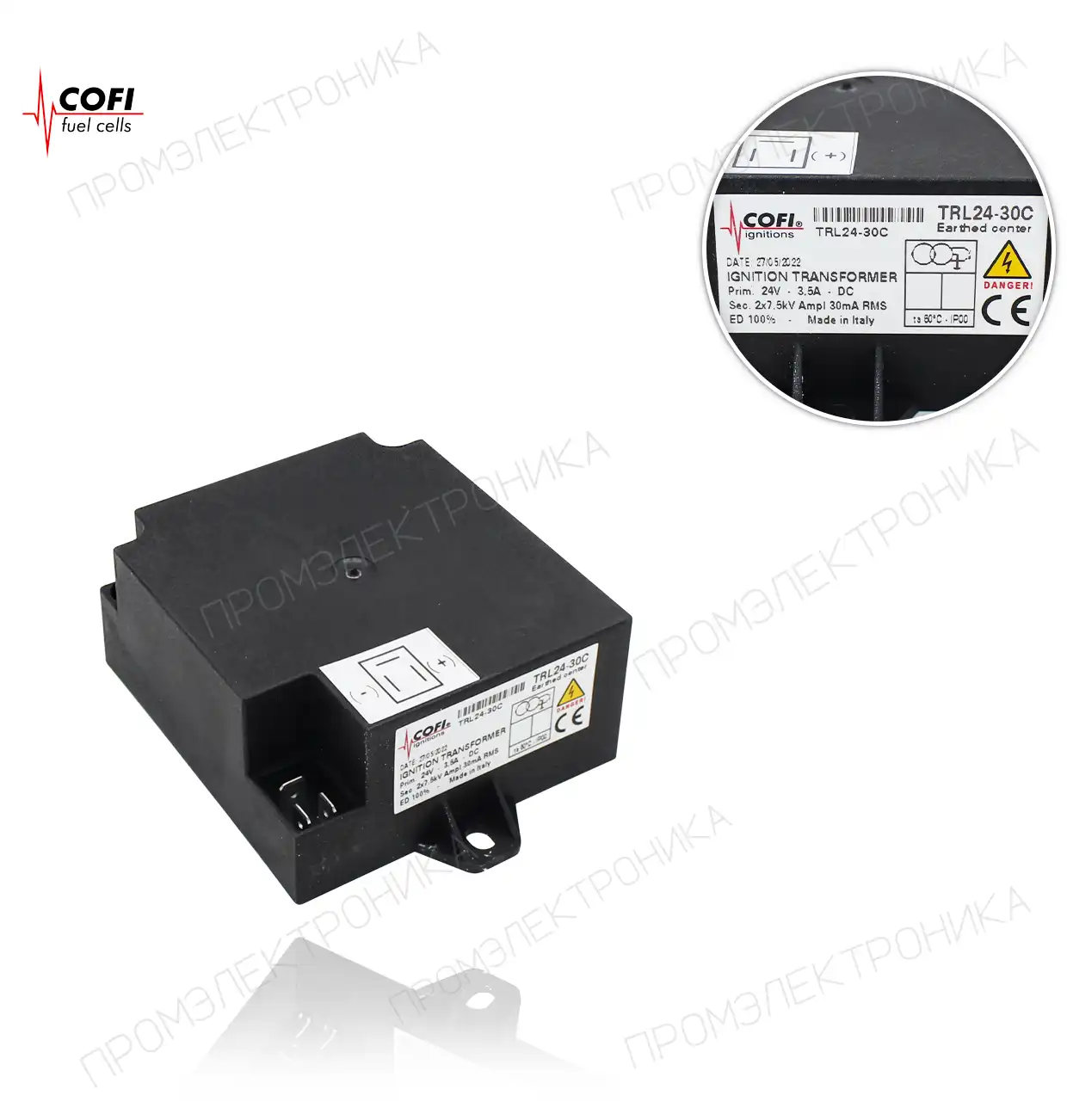 TRL24-30C 24Vdc 3,5A 2x7,5kV 30mA 100% V D