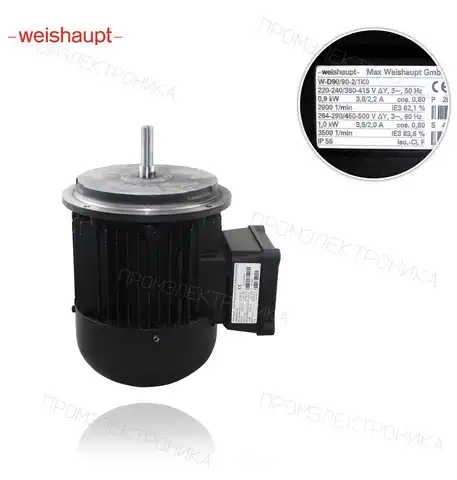25130307010 D90/90-2/1K0 220-240/380-415V 50Hz 264-290/450-500V 60Hz K1.F IP55