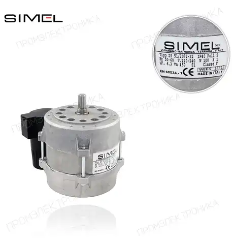 MOT- ZS 51/2072-32 IP40 2 полюса 220-240V/50-60Hz W100 A1 µF. 6.3 Vn 450