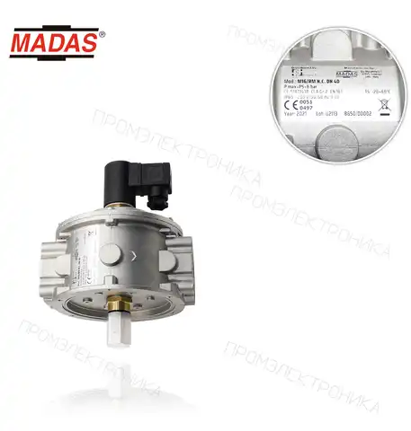 M16/RM DN40 ручной возврат, N.C., P.max 6bar, резьбовой Rp 1"1/2 230 VAC 50-60 Hz
