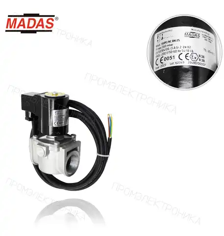 XVPC COMPACT, N.C., P.max 360mbar, резьбовая Rp 1", 230Vac II3G , зона 2 согласно ATEX XVPC04-008