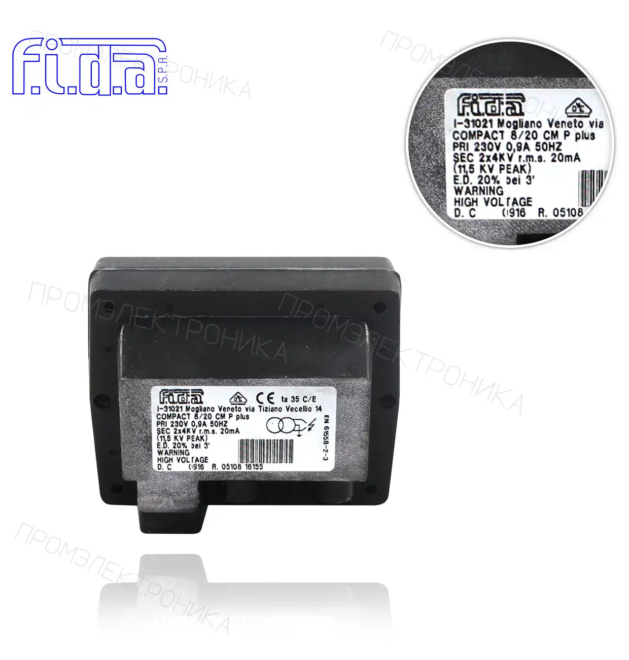 8/20 CMP 20% 230V 50Hz. 2x4Kv