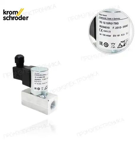 VG 15/10 R01 T6G**100mbar. R 1/2"