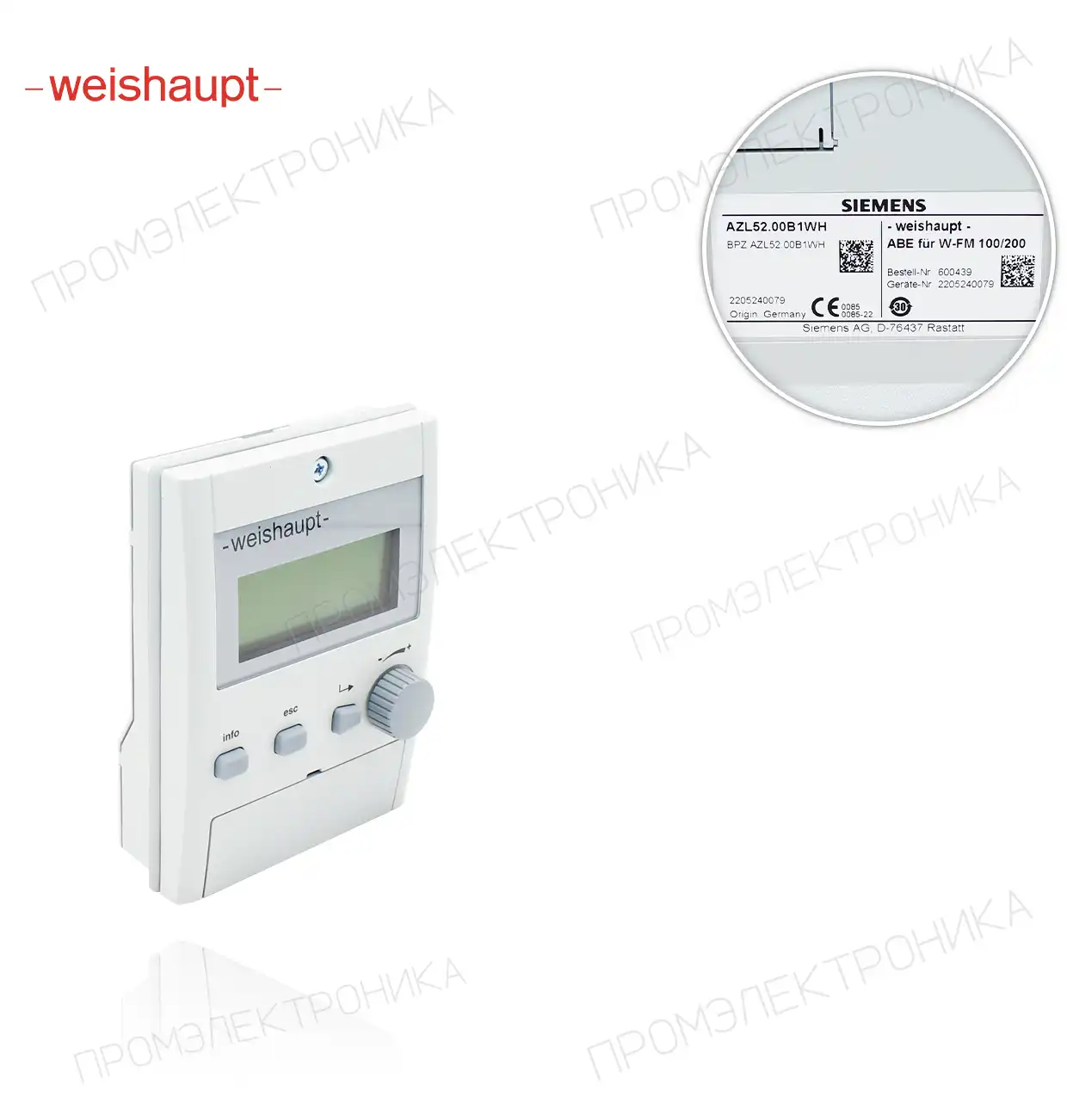 ABE W-FM 100/200 OESTE EUROPA 1 HGBLD GB, D, F, I, E, P (AZL52.00B1WH) 600439