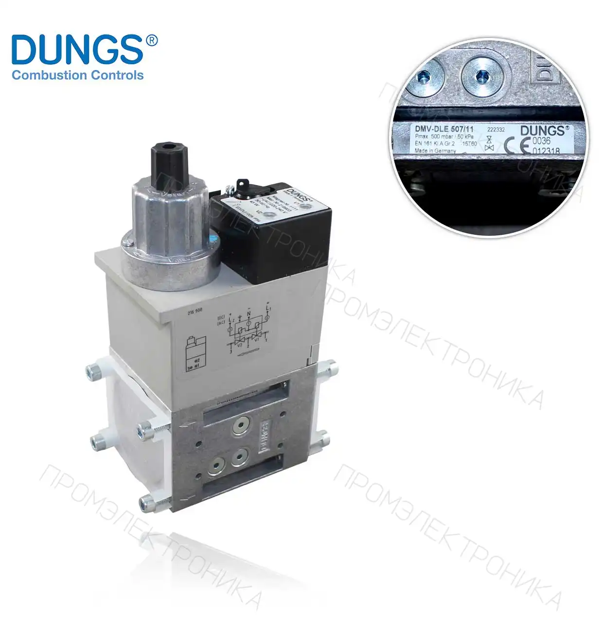 DMV-DLE 507/11 R3/4" максимальное давление 500mbar 220V