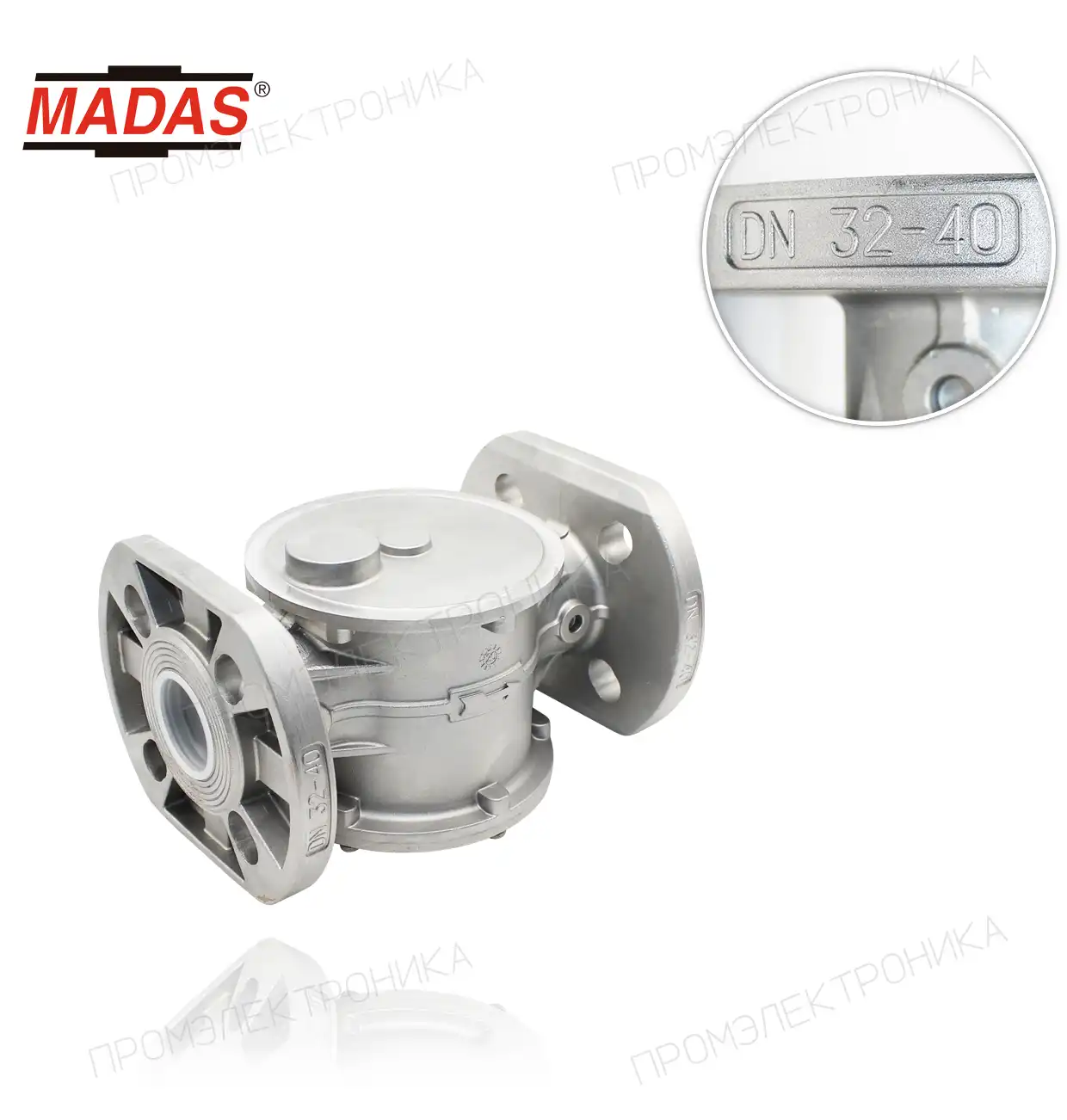 FGM FL H50 фильтрующий 50µm P.max. 6bar. DN40 фланец G1/8"