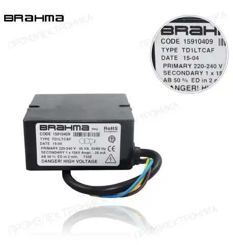 TD1LTCAF 220/240 50/60Hz 250mm 50% трансформатор