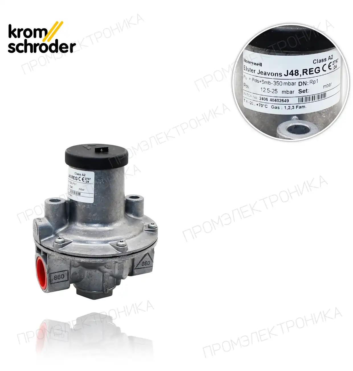 J 48 1" P.max: 0,4bar Ps: 12,5 - 25mbar JEAVONS- 084251