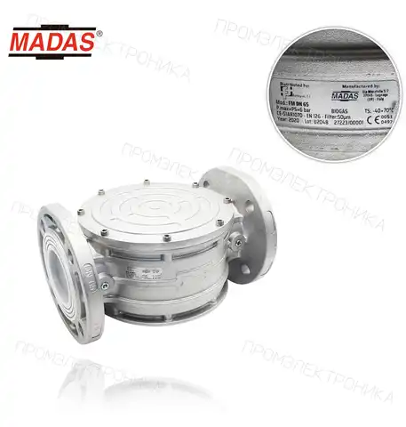 FF H50 , фильтрующий 50µm, P.max: 6bar, фланцевый DN65, с отвод давление G1/8" фильтр FF080000-H50