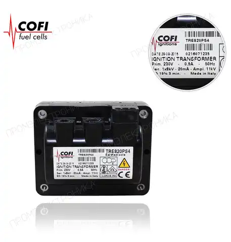 TRE 820PS4 19% 1x8kV 20mA 230V/50Hz с lag винт