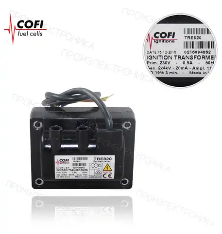 TRE 820 19% 2x4kV 20mA 230V/50Hz