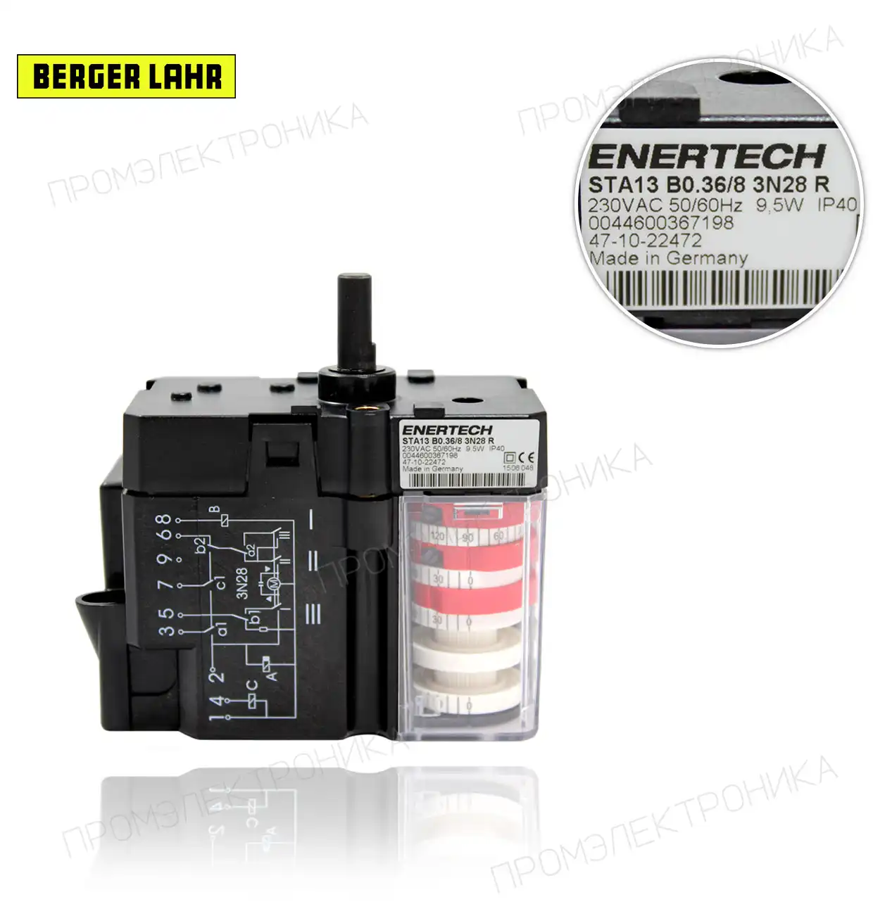 STA 13 B0 36/8 3N28R 220V/50Hz 9.5W