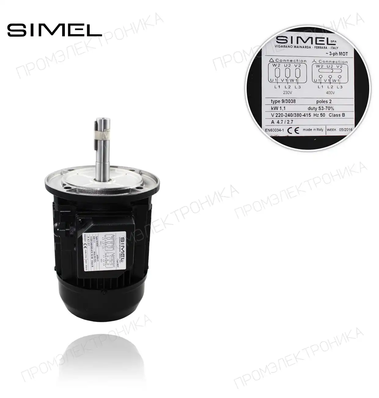 MOT-3038 9/3038 IE2 V.220/415/50Hz