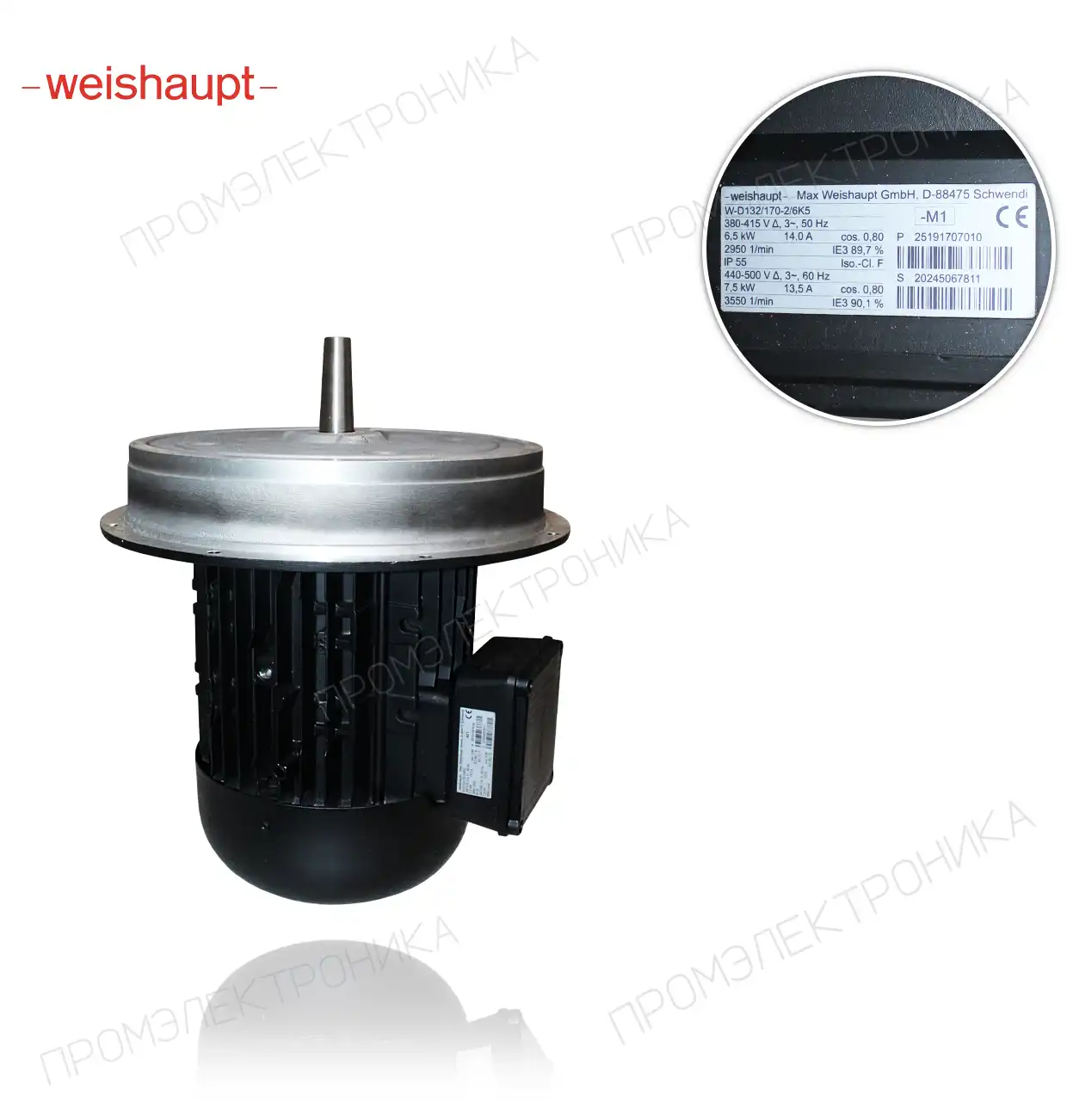 W-D132/170-2/6K5 380-415V 50HZ 440-500V 60HZ K1.F IP55 25191707010