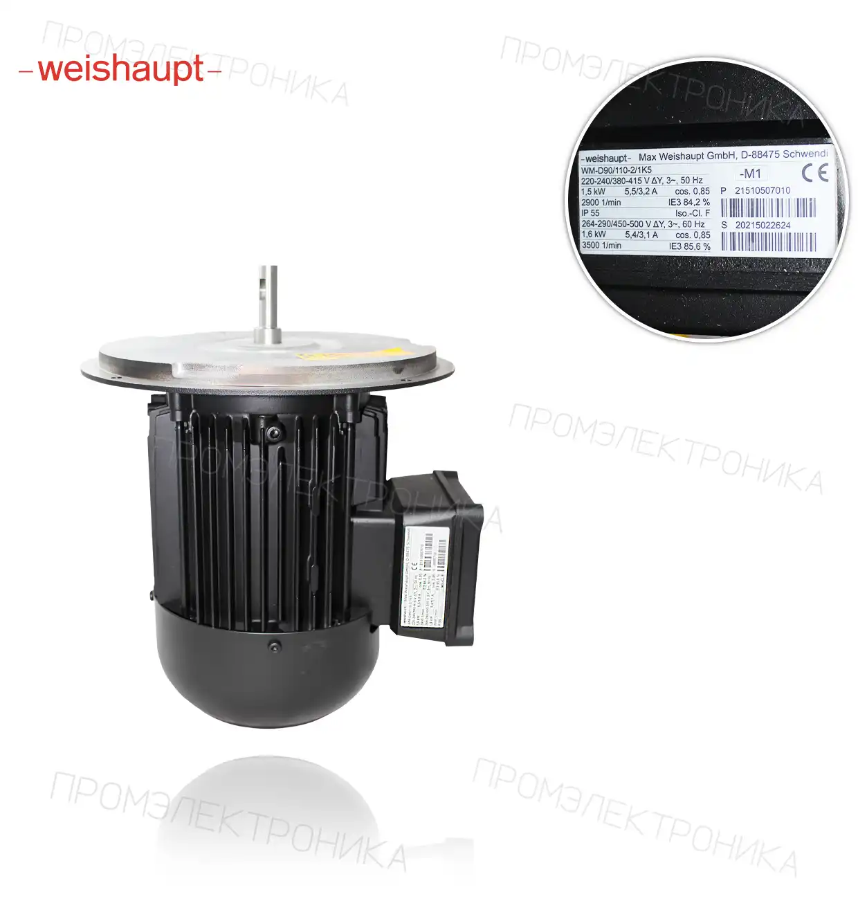 WM-D90/110-2/1K5 220-240/380-415V 50Hz ,264-290/450-500V 60Hz KLF IP55 21510507010