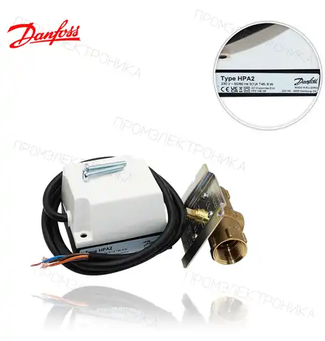 HP0.75, 3/4" BSP 2 порты (внутренняя резьба) с привод, клапан поворотная 2 хода 087N6602