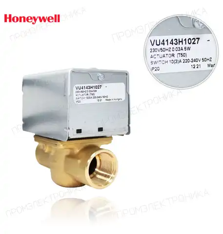 VU 4143 H 1027U/ V4043H1130 1/2" FF 2-ходовой 6- клапан с микровыключатель