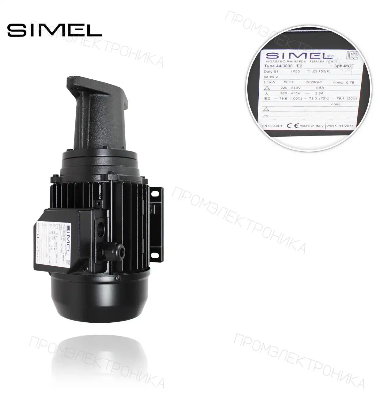 MOT-3038 44/3038 IE2 IP55 220/415V 50Hz