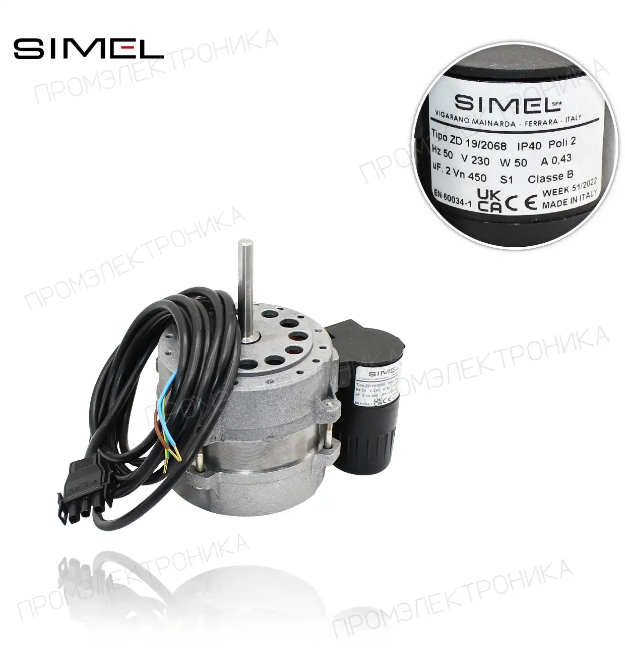 MOT-2068- ZD 1-19/2068 230V/50Hz