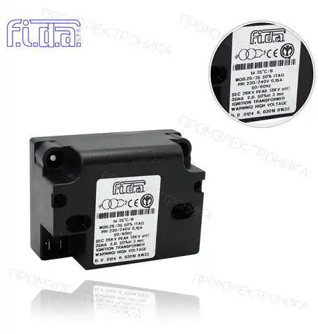 26/35 50% ITAQ 230V/50-60Hz AL.QU. электронный трансформатор.