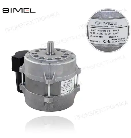 MOT-2070 ZD 42/2070-32 230V/50Hz 90W 1ph/2 полюса