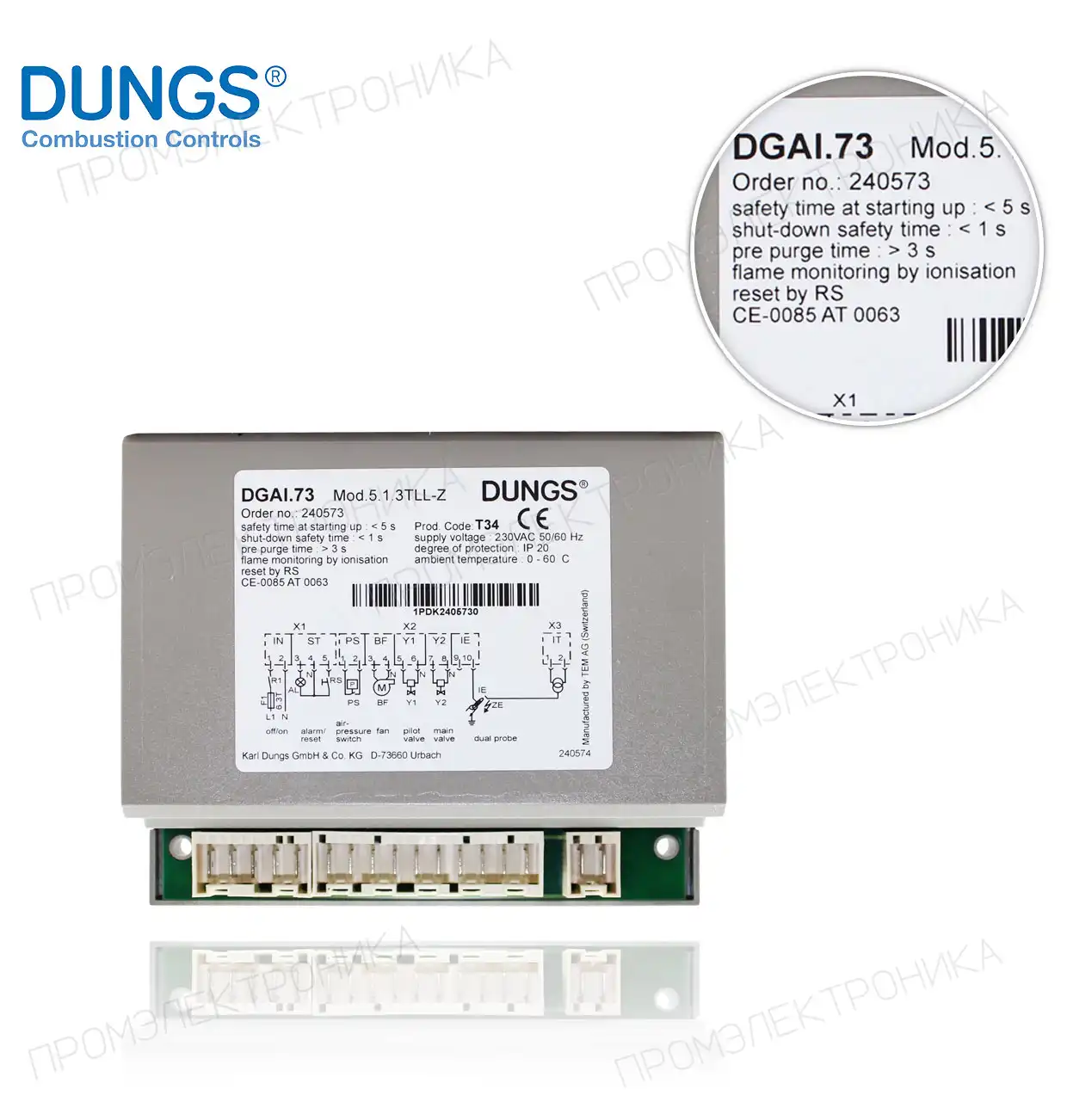 DGAI 73 MOD:5.1.3 TLL-Z 230V IP20 240573