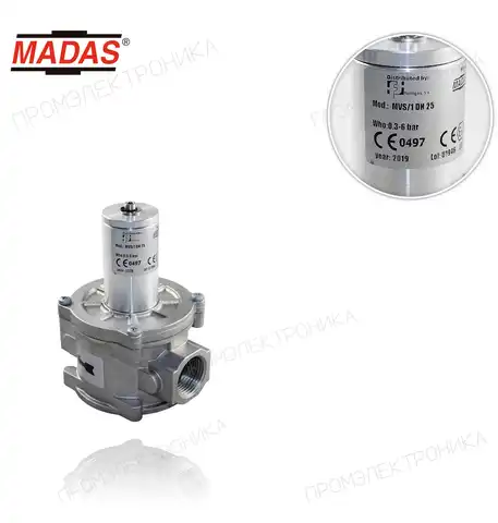 MVS/1 DN25 резьбовая Rp 1" P.max:6bar диапазон de настройка: 0,3-6bar DE сбросной VS041100